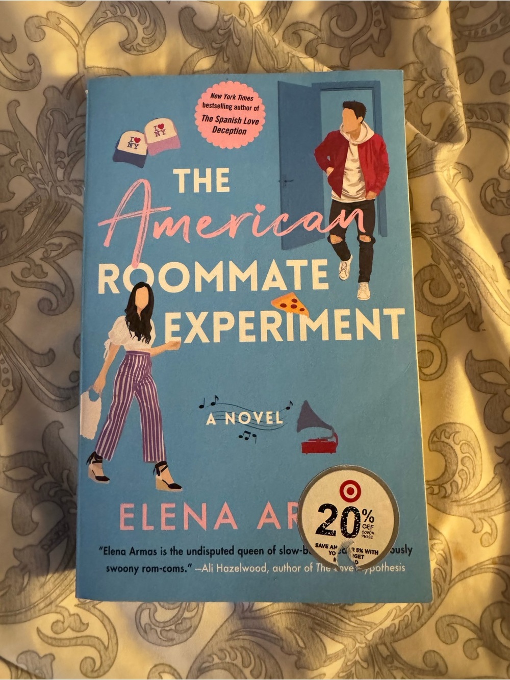 Chronicle Books Blue Paperback Novel - The American Roommate Experiment